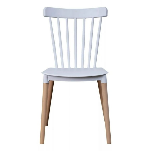Pack 6 Sillas Windsor de Comedor Blanco | Madera y Diseño Clásico