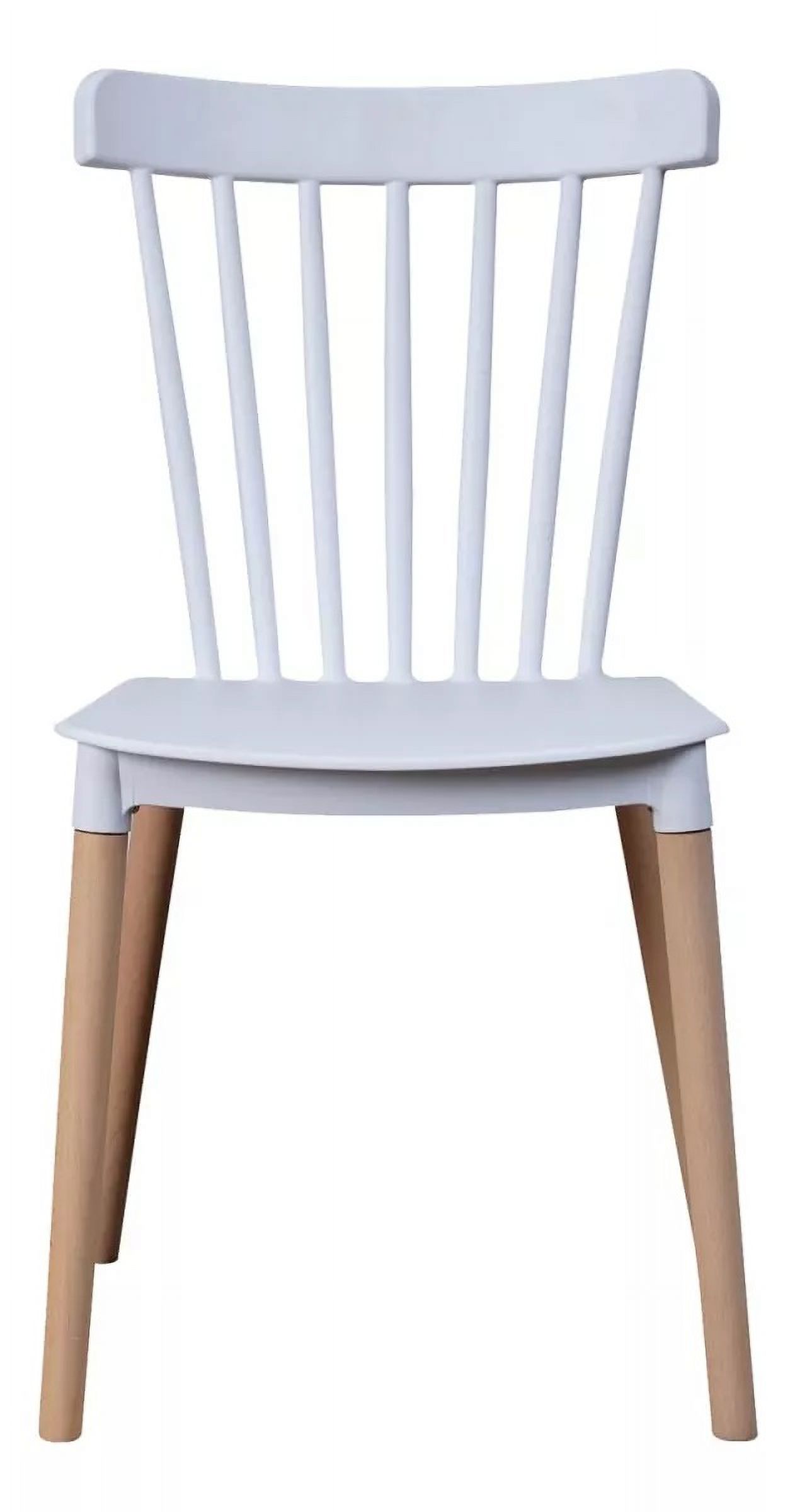 Tododescuento - Pack 4 Sillas Windsor Comedor Blanco