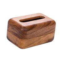 Magideal - Caja De Pañuelos De Madera Para Decoración Del Hogar, Dispensador De Pañuelos Faciales, Soporte Para Escritorio, Encimera, Cocina, Dormitorio, Tocador