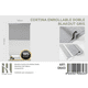 thumbnail image 1 of Cortina Enrollable Doble Blackout Gris Jaspeado 120x200cm, 1 of 2