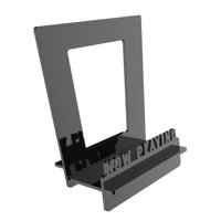 Bothyi - Soporte Para Discos De Vinilo, Soporte De Exhibición Para Discos De Vinilo, Resistente Al Agua, Independiente, Negro