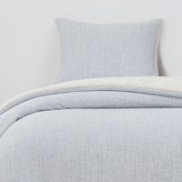 Hebra - Quilt Reversible Sherpa 1.5 Plaza Gris