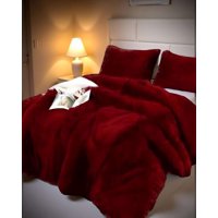 Genérico - Cobertor Chiporro Unicolor Peludo De Invierno Plaza Y Media S62