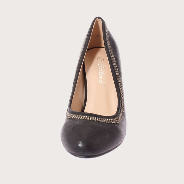 Zapato Brillantes Negro Cellina