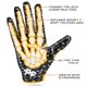 thumbnail image 3 of Guantes de Fútbol Americano Grip Boost Stealth 6.0 Boost+ Amarillo/Negro, 3 of 4