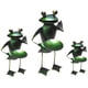 thumbnail image 1 of Juego de portavelas Iron Frog Garden Decor (grande, mediano, pequeño), 1 of 1