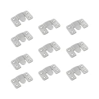 Magideal - 10 Piezas Muebles Soporte De Montaje Empotrado Ganchos Para Marcos De Fotos Clip Z Gancho Para Colgar Cuadros Para Espejos Gabinete Exhibición De Cuad Grande