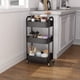 thumbnail image 2 of Carrito Utilitario Con Ruedas De 3 Niveles Para Cocina Color Negro, 2 of 7