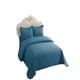 thumbnail image 2 of Cubrecama Quilt De Verano King Con Pompon Color Azul, 2 of 4