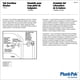 thumbnail image 2 of Arandela de goma con clip para rebosadero y desagüe Plumb Pak, 2 of 3