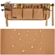 thumbnail image 3 of 1 paquete Bolsas de cinturón de herramientas para hombres Bolsa de herramientas de electricista de cinturón de jardín de lienzo Bolsa de herramientas con 13 bolsillos para hombres Mujeres Ca, 3 of 3