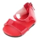 thumbnail image 1 of Sandalias de 1 par rojo con cremallera trasera para mu?ecas de 18 pulgadas, 1 of 3