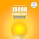 thumbnail image 5 of Bombillas Neporal Amber Sleep, 9 W, 1800 K, 4 unidades, E26, 800 lm, 5 of 7