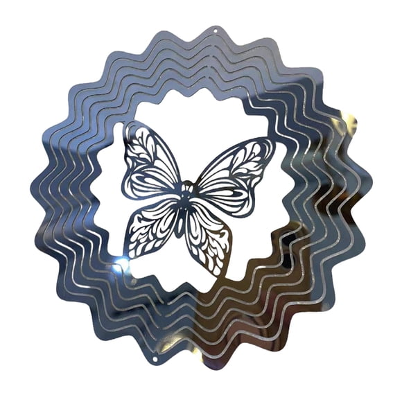 Wind Spinner Butterfly Hanging 3D Colgante Giratorio Para Jardín Interior Exterior