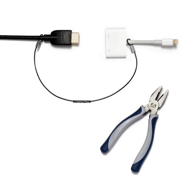 Cable De Seguridad Antirrobo De Acero Con Herramienta De Crimpado