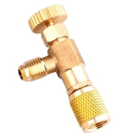 Ioensy - Válvula De Carga De Refrigerante Para Servicio De Válvula De Seguridad Manguera Indicadora De Aire Acondicionado Estilo E