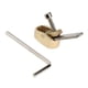 thumbnail image 3 of Plano De Latón Violín Para Hacer Luthier Herramienta Carpintería Pulgar Plano Golden XXS, 3 of 3