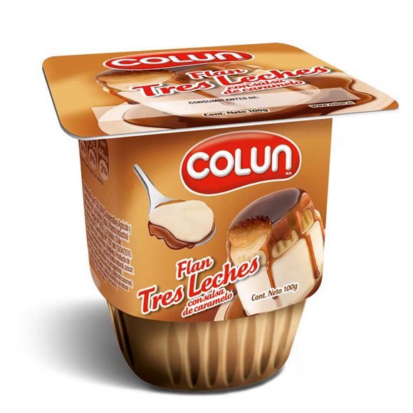 Flan Tres Leches Postre, 100 g