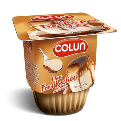 Flan Tres Leches Postre 100 G Colun