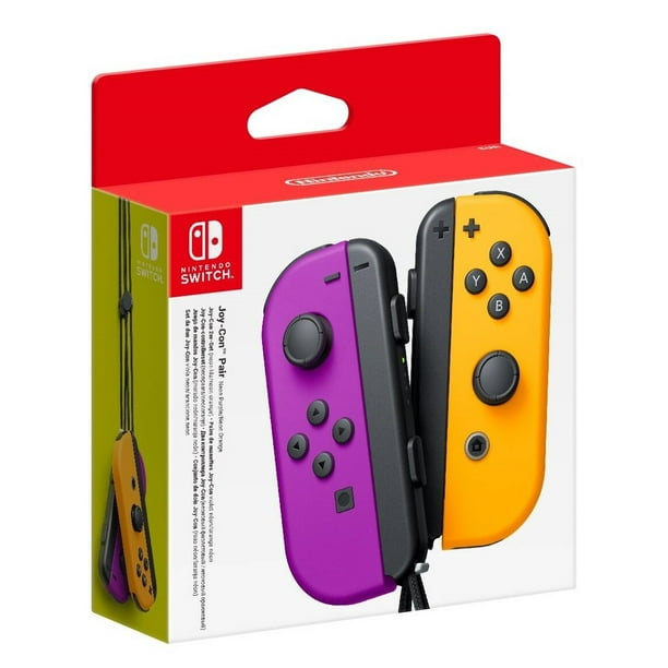 Joy-Con Neon Purple - Neon Orange Switch | Lider