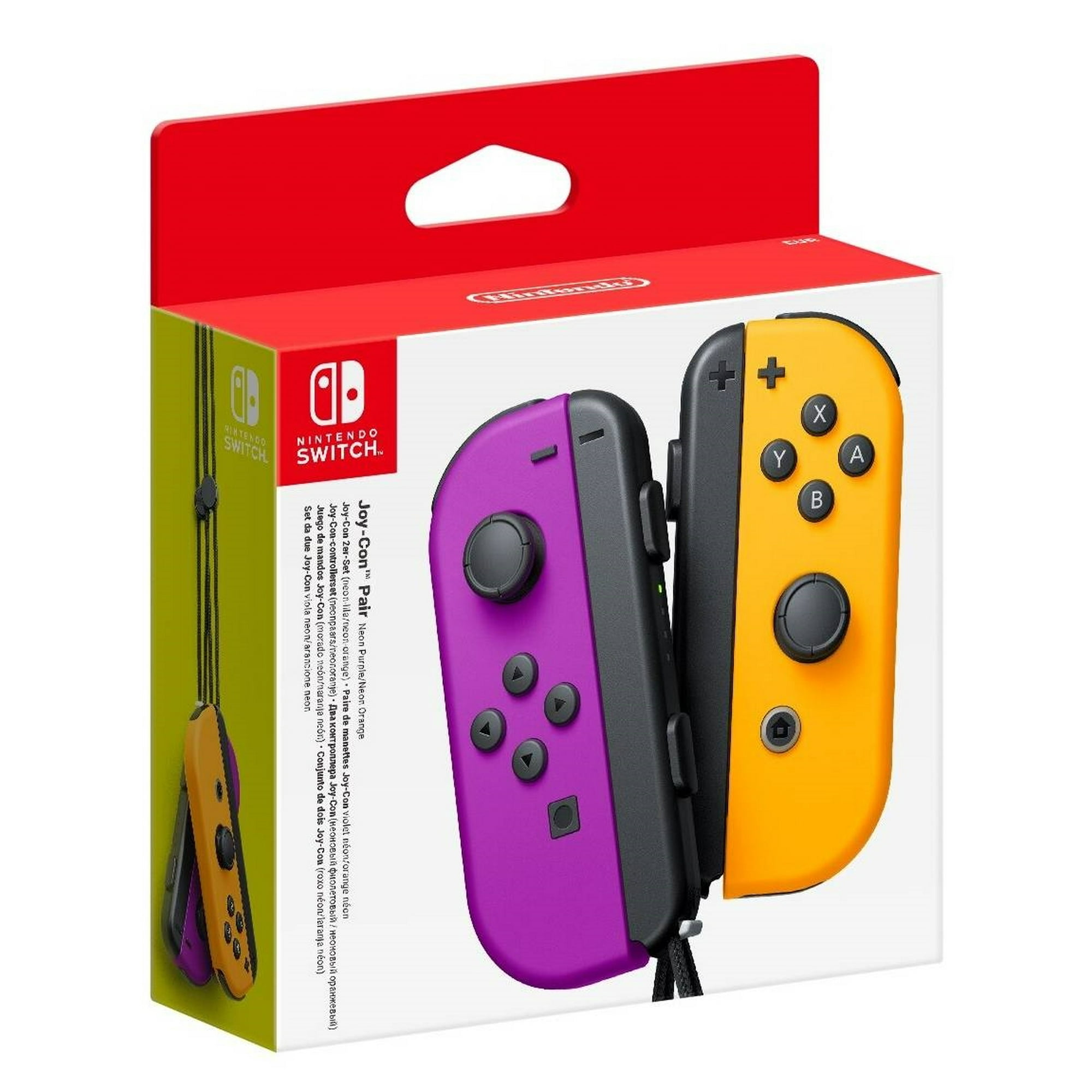 Joy-Con Neon Purple - Neon Orange Switch | Lider