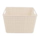 thumbnail image 1 of Cesta Tejida 18 Litros Blanco Crema, 1 of 3