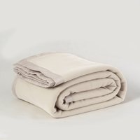 Mashini - Frazada Polar Borde Satin Linea Hotel 1 P Crudo