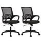 thumbnail image 1 of Silla de oficina BestOffice ergonómica con respaldo medio, giratoria, negra, x2, 1 of 7