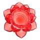 thumbnail image 5 of Budismo Adoración Flor de loto Candelabros de cristal Decoración del hogar Rojo, 5 of 5