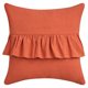 thumbnail image 1 of REGALWOVEN Fundas de Cojín Decorativas Boho Sólidas Juego de 1 con Volantes para Sofá Sala de Estar Decoración del Hogar Naranja 18" x 18", 1 of 7