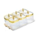 thumbnail image 5 of Caja De Condimentos Dividida, Contenedor De Especias Para Dulces, Sal, Nueces, Plato, 6 Frascos, 5 of 5