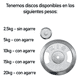 thumbnail image 3 of Disco Preolímpico 20kg Cromado Pesas Profesional Con Agarres, 3 of 6