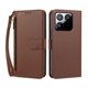 thumbnail image 3 of Funda con Billetera para [Xiaomi 15T] con Bolsillo Zipper y Tarjetero Marrón, 3 of 6