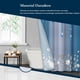 thumbnail image 5 of LVRLVR 1 Pieza Cortina De Ducha Con Diseño De Brillo Azul Y Diamantes, Estilo Glamour Moderno, Tamaño 180X180 Cm + 12 Ganchos De Tipo C, 5 of 8