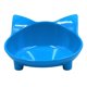 thumbnail image 5 of Lindo Tazón De Fuente De Agua Con Forma De Orejas De Gato Para Mascotas, Cuenco Ancho Antideslizante Azul, 5 of 5
