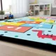 thumbnail image 2 of Alfombra Infantil Tiernos Diseños Decorativos 120x160cm Wym 1.2 M 1.6 M Dino Celeste, 2 of 3