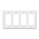 thumbnail image 1 of Placa de pared ENERLITES de 4 contactos blanca 11,4 cm x 20,8 cm, 1 of 8