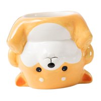 Magideal - Maceta De Cerámica Con Forma De Animal, Ideal Como Regalo De Escritorio, Para Plantas, Florero Para Balcón, Dormitorio, Casa, Jardín, Inauguración De Perro 97X87X81Cm