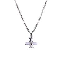 Magideal - Collar De Avión, Collar De Pareja, Collar Con Colgante De Moda, Collar De Cadena Para Él Y Ella, Regalo De Cumpleaños Para Fiesta De Novio Y Novia 70 Centímetros