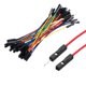 thumbnail image 1 of Uxcell Cable de Puente de Placa de Pruebas de 1 Pin Macho a Hembra Paso de 2.54mm 10cm 40 Piezas, 1 of 6