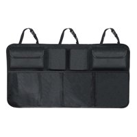 Magideal - Organizador De Maletero Para Asiento Trasero De Coche, Correas Ajustables Impermeables, Accesorio Ligero Para Automóvil, Alfombrilla Para Patadas De