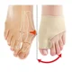 thumbnail image 5 of Par Calcetines Protectores Para Juanetes Separador De Dedo Beige, 5 of 5