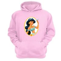 Genérico - Polerón Canguro Princesa Jasmine Rosa Talla Xs Unisex