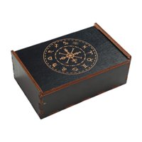 Magideal - Caja De Almacenamiento Para Cartas De Tarots, Caja De Almacenamiento Para Decoración Del Hogar, Contenedor Resistente Multifuncional, Caja Rectangular A