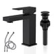 thumbnail image 1 of Grifo para lavabo de baño KENES negro mate monomando LJ-9031-2, 1 of 9