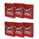 thumbnail image 2 of Pack 6 fundas de respaldo de sillas navidad con pompón 25n7, 2 of 3