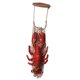 thumbnail image 3 of Cangrejo Artificial de Resina Cangrejo Escultura Colgante Cartel Colgante Langosta Grande, 3 of 3