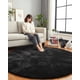 thumbnail image 2 of Alfombra Redonda Extra Soft Textura Shaggy Premium 150x155, 2 of 4