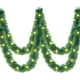thumbnail image 1 of Guirnalda con diseño de árbol de Navidad, diseño Kingdder, preiluminada, con luces, 5 m, 1 of 3