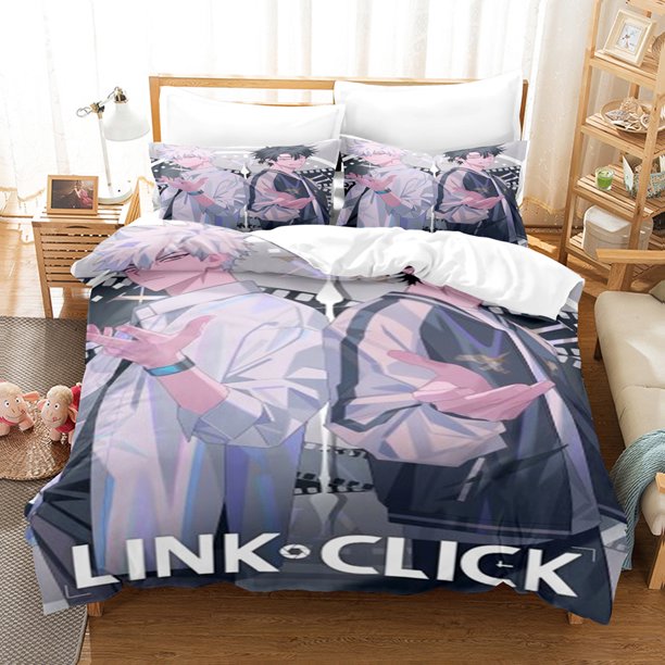 Anime The Link Click Bedding Sets Duvet Cover Set With Pillowcase Twin Full Bedclothes Bed Linen For Home Textiles Bed Sheets
